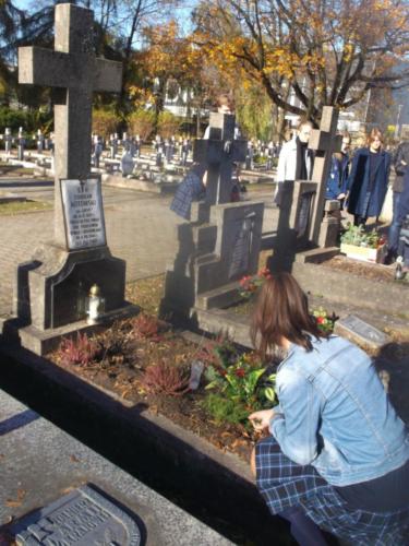 31.10.2018 Upamiętnienie żołnierzy z okazji świąt Wszystkich Świętych